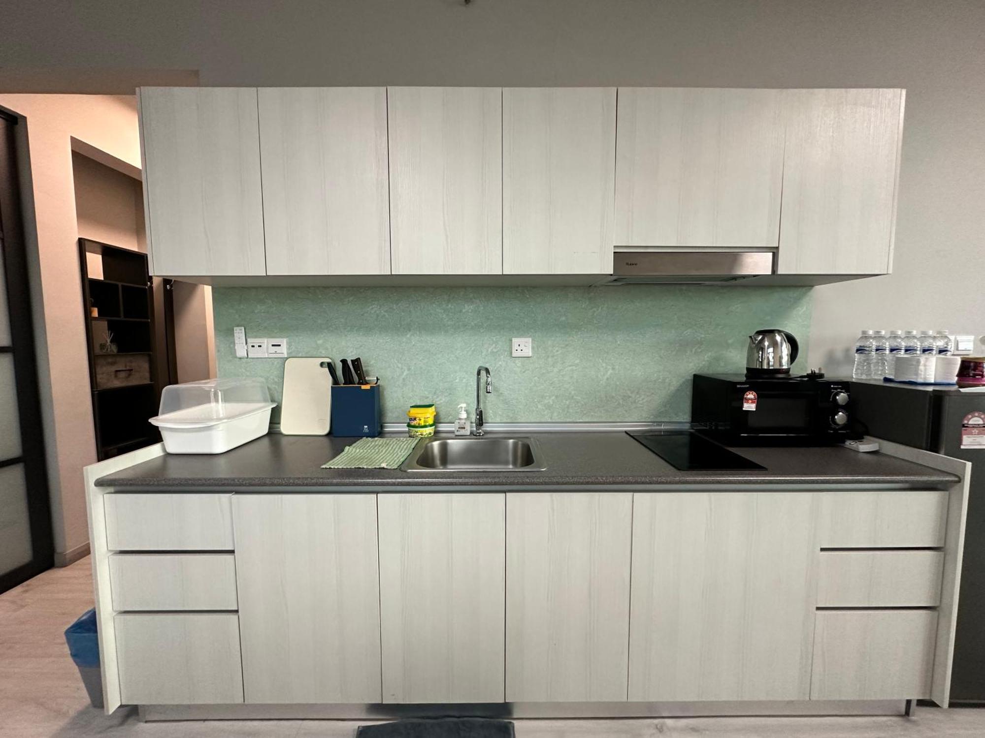 L Homestay Jesseltonquay Jq Kk City亚庇市区中心民宿2房1厕 Кота Кинабалу Екстериор снимка